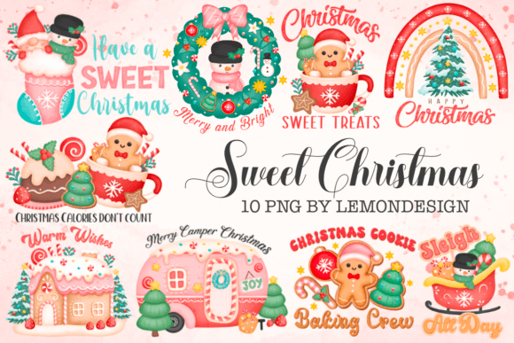 Download Sweet Christmas PNG Sublimation Bundle - Premium Resources